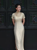 Qipao « Bai Liusu » , esprit shanghaïen des années 30