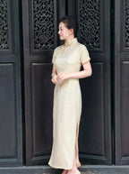Qipao « Bai Liusu » , esprit shanghaïen des années 30