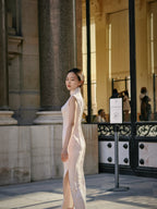 Qipao  « Pierre de Ronsard », esprit Hongkongais des années 60