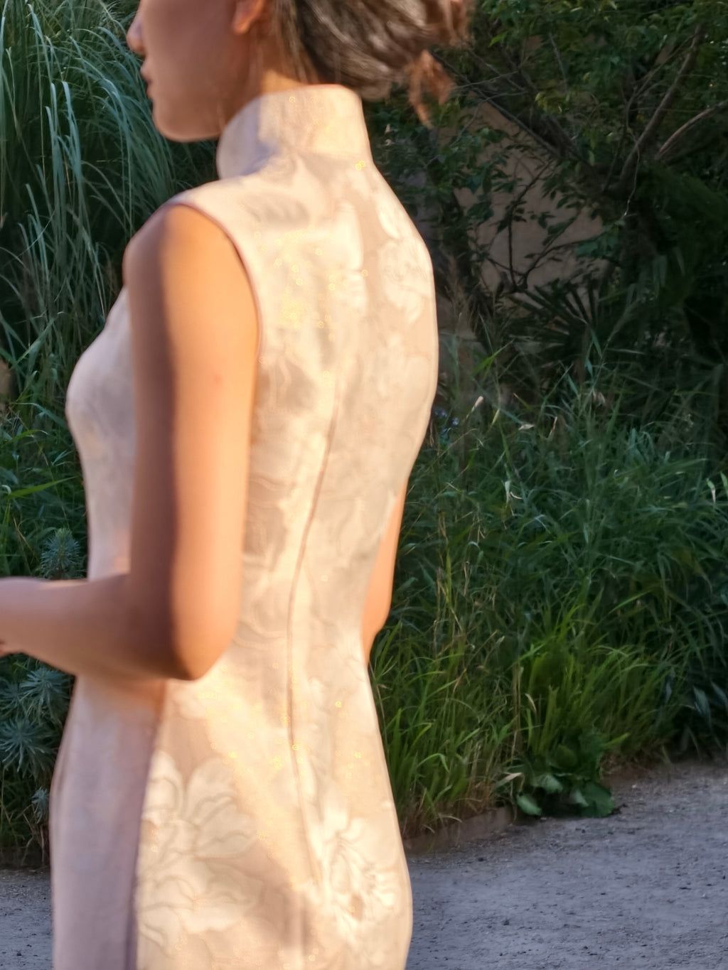 Qipao  « Pierre de Ronsard », esprit Hongkongais des années 60