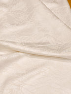 Qipao « Nuages blancs sur feuillage » , esprit hongkongais des années 60