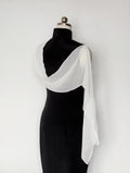 Qipao « Noir et blanc » , esprit hongkongais des années 60